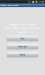 Master Your Vocab screenshot 1/6