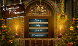 Free Hidden Object Game - Christmas at the Mansion screenshot 1/4