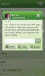 GO SMS Pro simple green theme screenshot 1/6