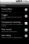 Droid Clean Prank screenshot 2/2