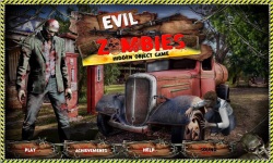 Free Hidden Object Game - Evil Zombies screenshot 1/4