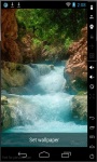 Turquoise Waterfall Live Wallpaper screenshot 2/2