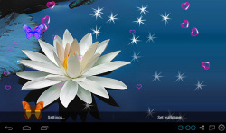 3D Lotus Live Wallpapers screenshot 2/4