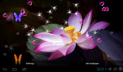 3D Lotus Live Wallpapers screenshot 4/4