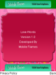 Love Words BY Mobileflames screenshot 3/3