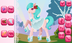 Pony Dress Up Game screenshot 4/6
