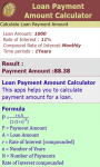 Loan Payment Amount Calculator screenshot 3/3