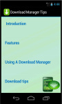 Download Manager Tips screenshot 3/3