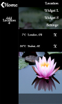 Lotus Clock Weather Widget screenshot 2/6