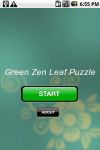 Green Zen Leaf Puzzle screenshot 1/1
