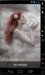 Girl Of Clouds Live Wallpaper screenshot 2/2