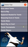 Tennis Playing Tips screenshot 1/2