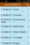 learn Ember JS screenshot 1/6