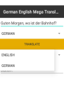 GERMAN ENGLISH Mega Translator   screenshot 4/4