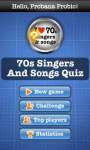 70s Singers and Songs Quiz screenshot 2/6