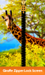 Giraffe Zipper Lock Screen screenshot 1/6
