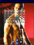 Six Pack Bollywood Superstar Calendar 2015 screenshot 1/3