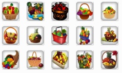 Basket Fruits Onet Classic Game screenshot 1/2