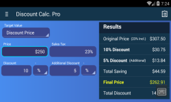 Discount Calculator free screenshot 5/5