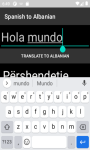 Language Translator Spanish to Albanian   screenshot 2/4