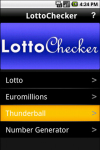 Lotto Checker screenshot 2/3