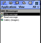 SMS Messenger Mobile for Symbian UIQ by smsplanet.org screenshot 1/1