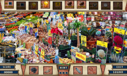 Free Hidden Object Game - Italy Market screenshot 3/4
