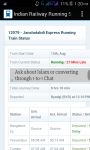 Indian Railway Running Status Live screenshot 3/4