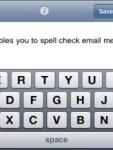 TouchType (Spell Check and Bigger Keyboard for Email) screenshot 1/1