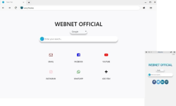 Webnets Official Internet Browser for Android n PC screenshot 1/1