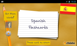 A Spanish Flashcards App screenshot 1/4