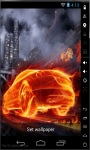 Car On Fire Live Wallpaper screenshot 2/2