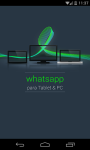 WhatsApp in the Tablet screenshot 1/6