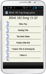 Blink 182 Song Lyrics screenshot 4/4