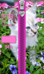 Cute Kitty Zipper Lock Screen screenshot 4/6