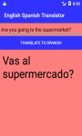From English to Spanish Translator  screenshot 1/4