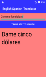 From English to Spanish Translator  screenshot 3/4