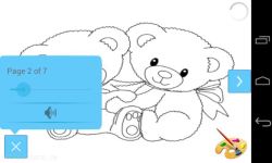 Cute Bear Coloring Book Pages screenshot 2/3