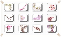 Cherry Blossom Flowers Onet Classic Game screenshot 2/3