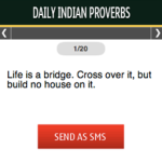 Daily Indian Proverbs S40 screenshot 1/1