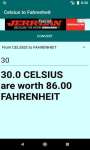 Celsius to Fahrenheit degrees Converter screenshot 1/4