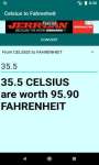 Celsius to Fahrenheit degrees Converter screenshot 2/4