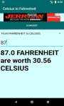 Celsius to Fahrenheit degrees Converter screenshot 3/4