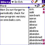 BEIKS English to Dutch and Dutch to English Dictionary Bundle for Palm OS screenshot 1/1