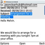 Windows Live Hotmail PUSH emails screenshot 5/6