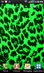 Green Leopard Print Live Wallpaper screenshot 1/2