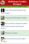Delicious Cookie Recipes screenshot 1/2
