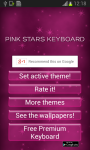 Pink Stars Keyboard screenshot 2/6
