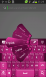 Pink Stars Keyboard screenshot 3/6