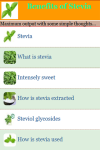 Benefits of Stevia screenshot 2/3